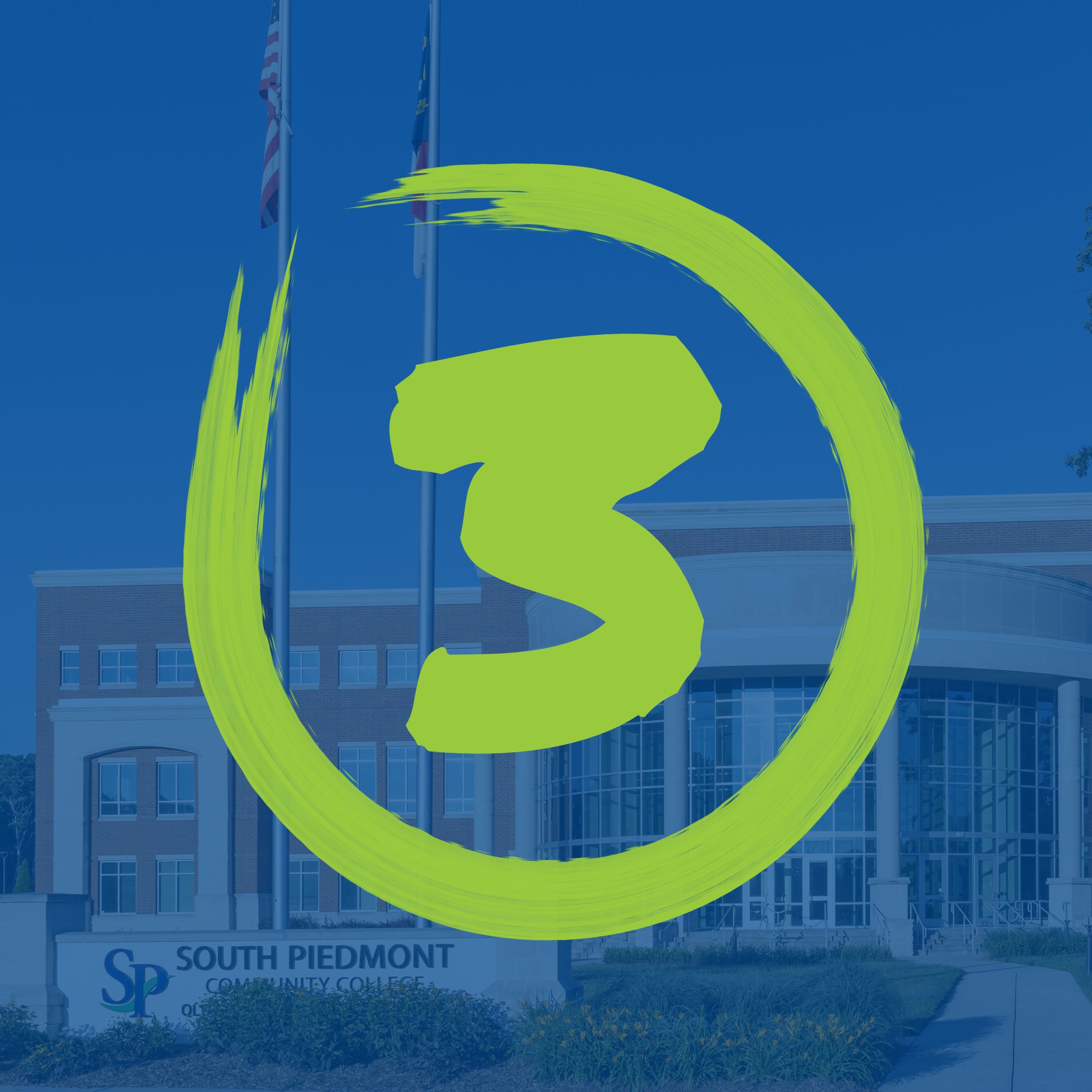 Graphic image of a number 3 in a circle.